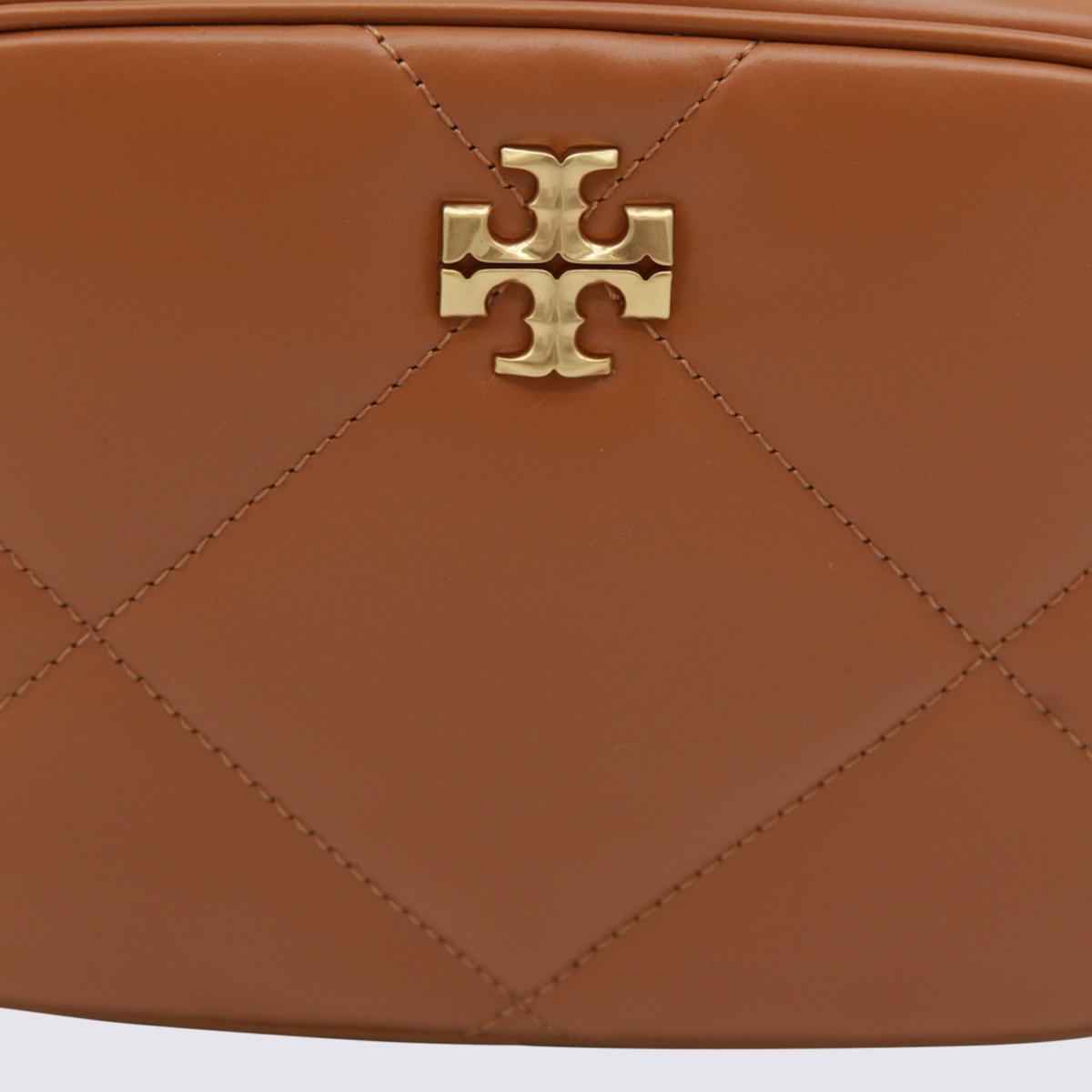 Tory Burch Braune Leder-Umhängetasche