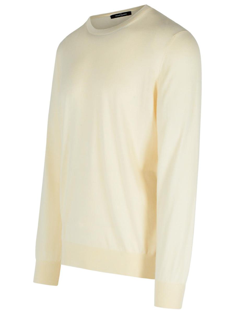 Gran Sasso Cremefarbener Pullover aus Kaschmirmischung