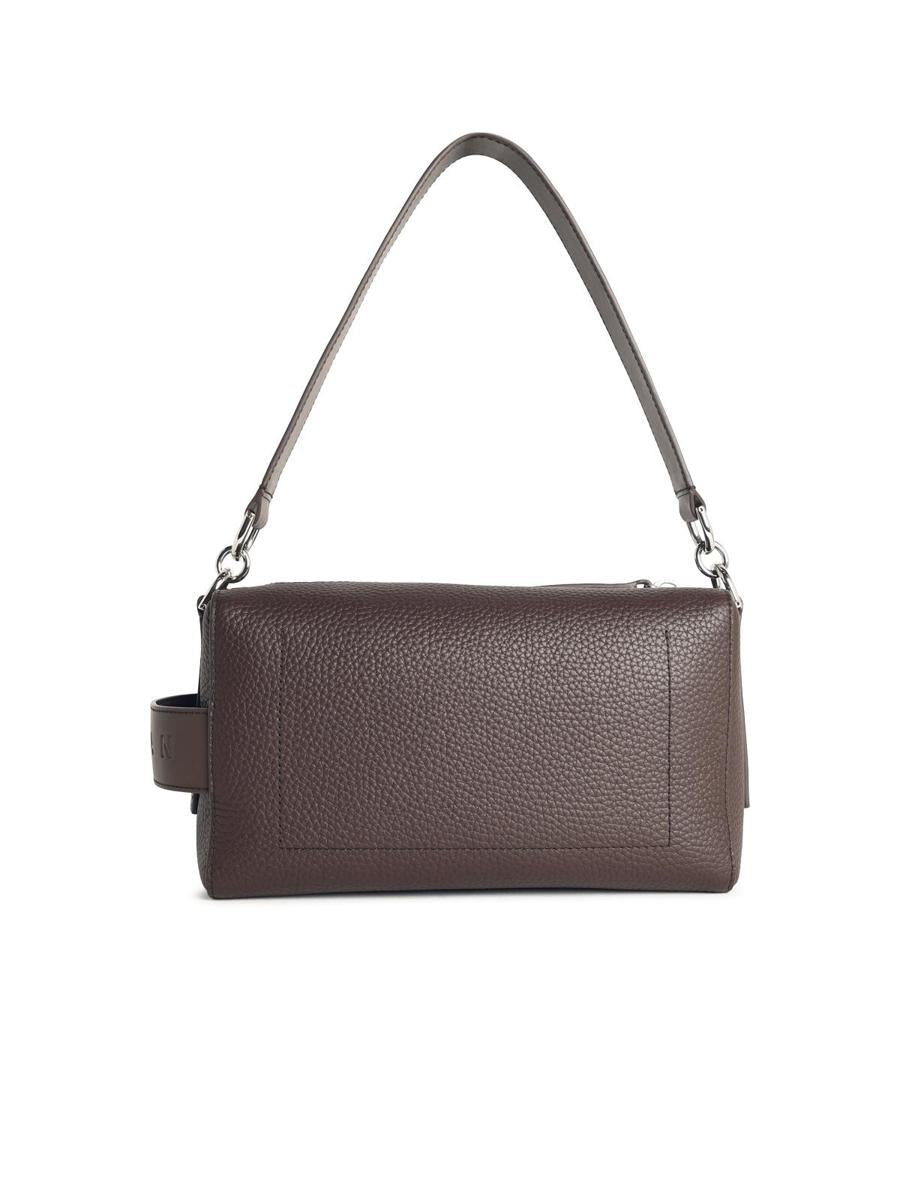 Hogan Braune Ledertasche
