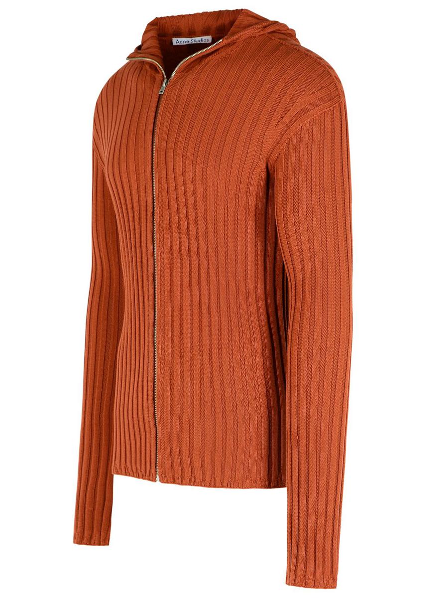 Acne Studios – Sweatshirt aus ziegelroter Baumwolle