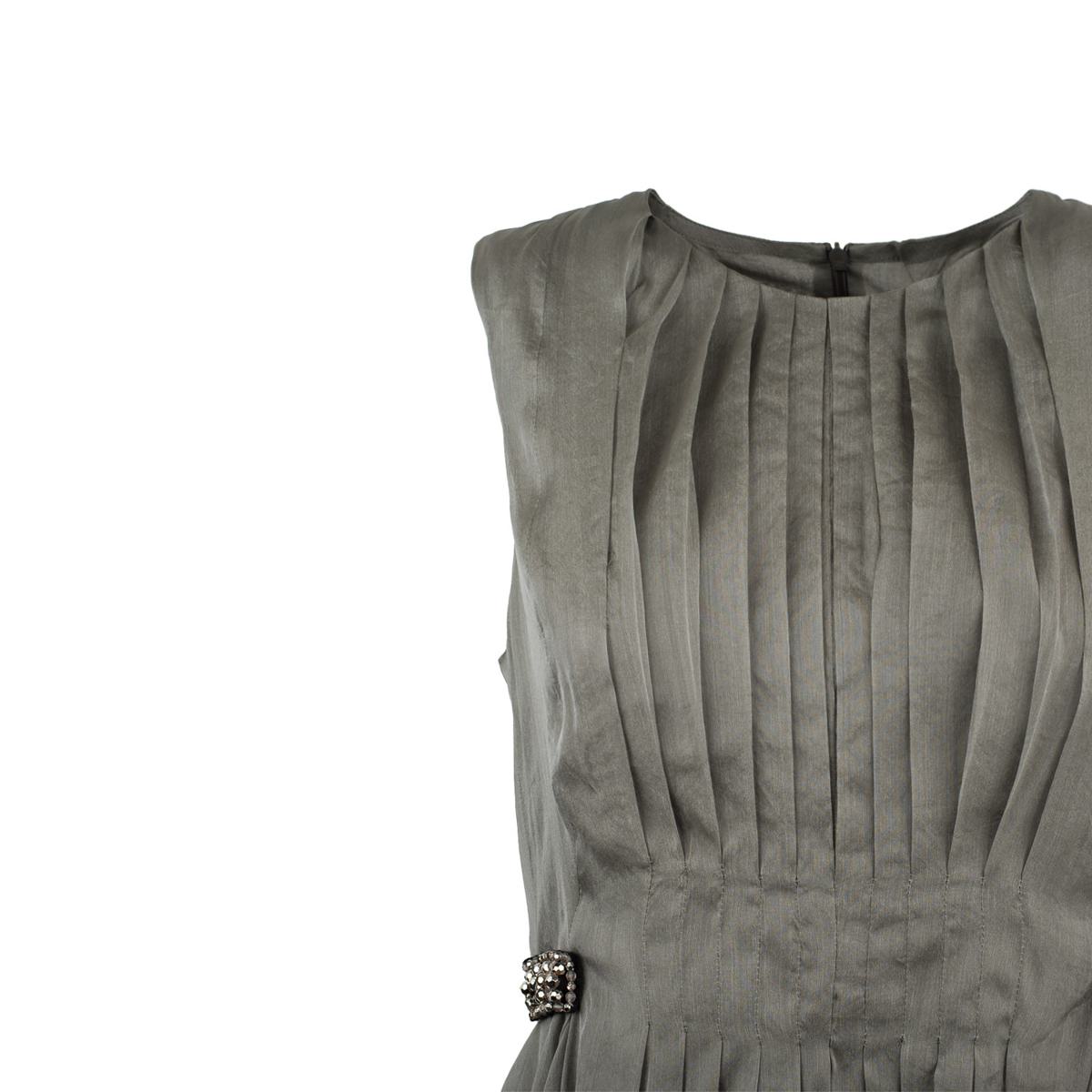 Max Mara Kleid aus Seiden-Organza