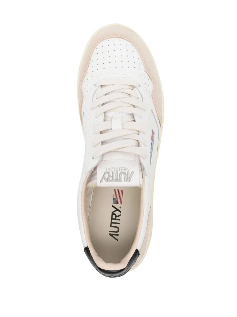 Autry „Medalist Low“ Wildleder-Sneakers