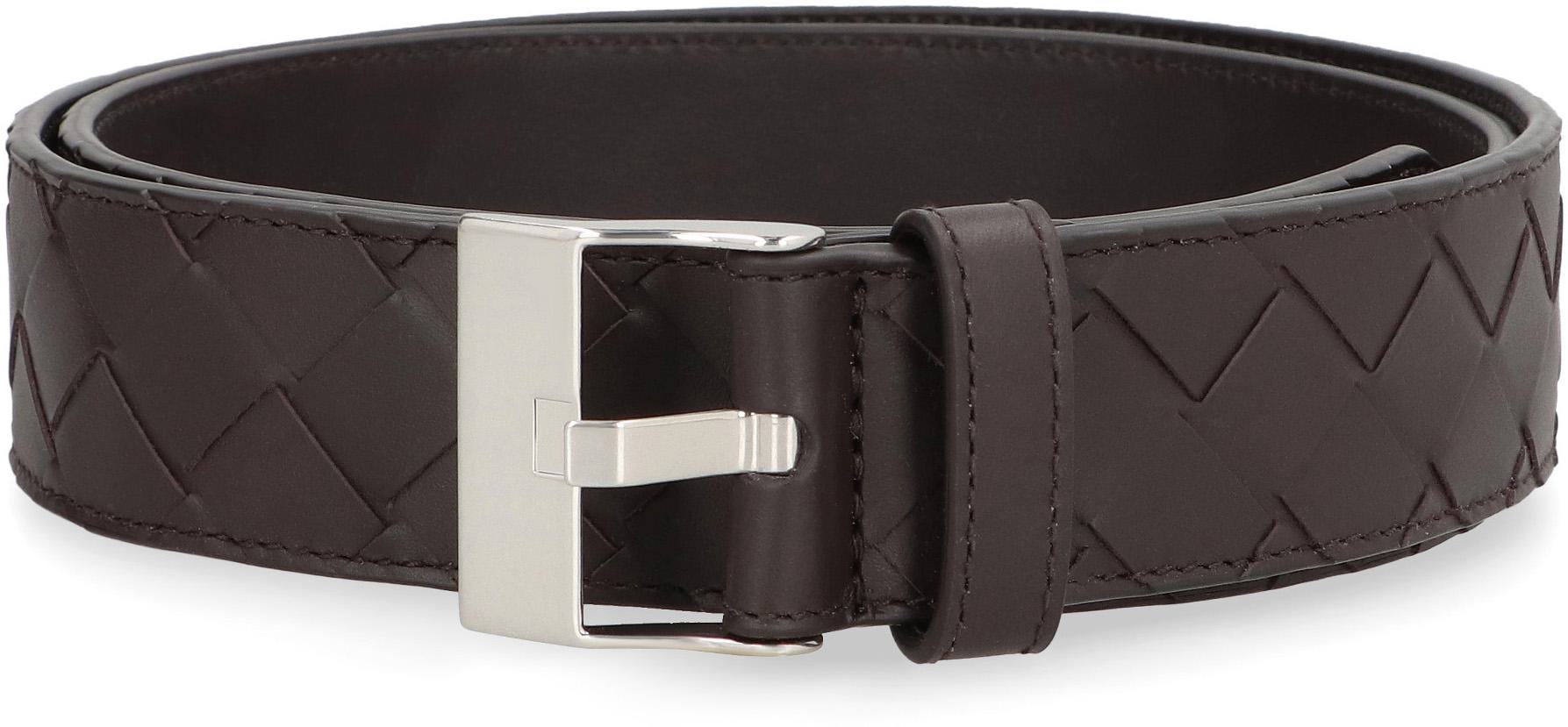 Bottega Veneta Uhr Intrecciato-Gürtel