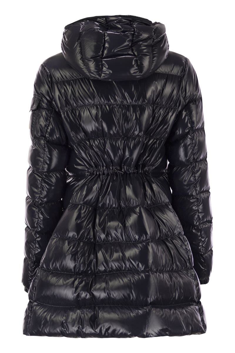 Moncler Courcelles – Midi-Daunenjacke mit Kapuze