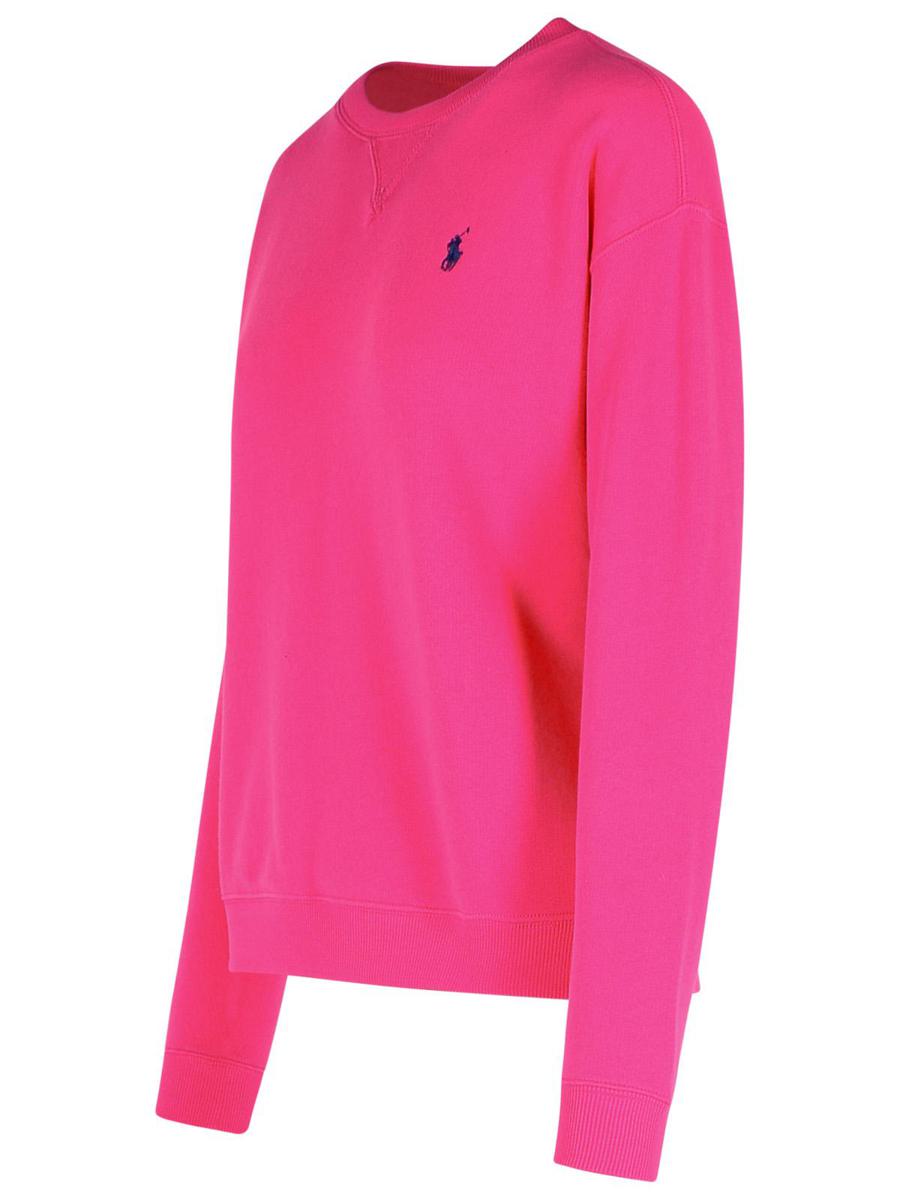 Polo Ralph Lauren – Fuchsiafarbener Baumwollpullover