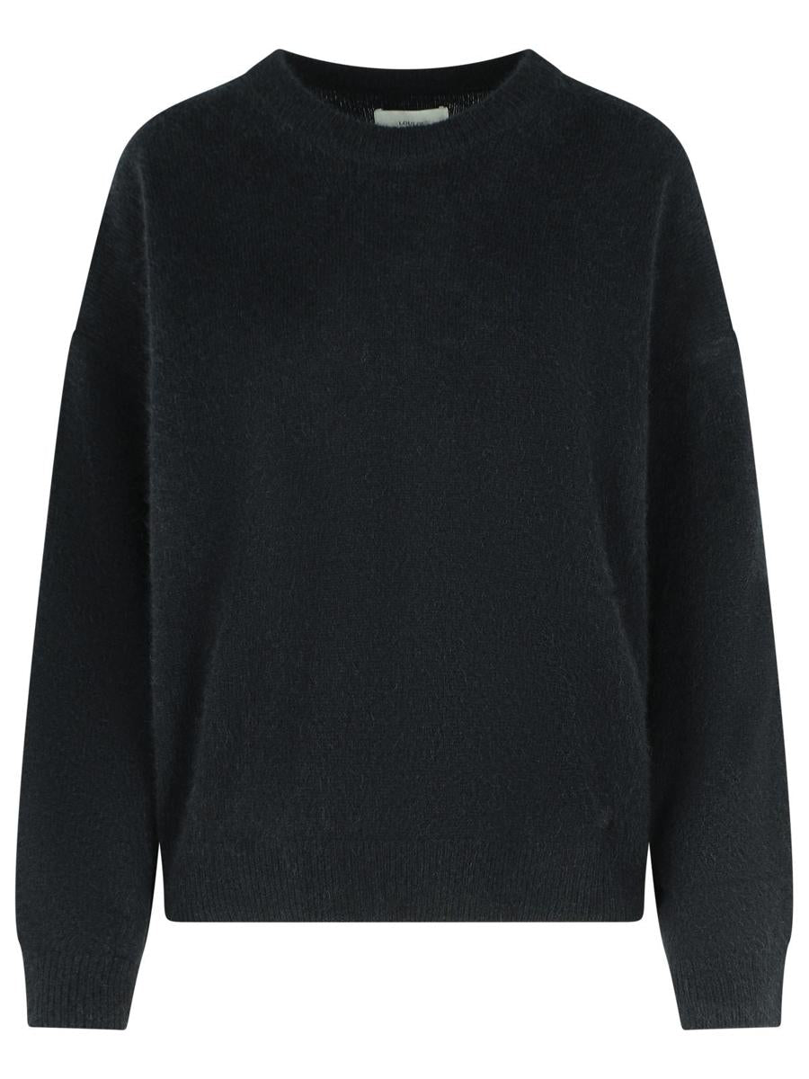 Schwarzer Pullover aus Wollmischung von Loulou Studio