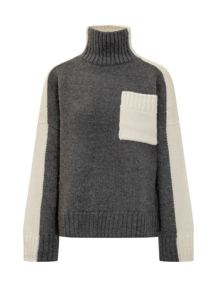 JW Anderson – JW Anderson – Pullover mit kontrastierender Tasche