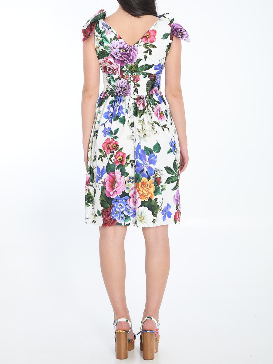 Midikleid mit Blumenmuster
