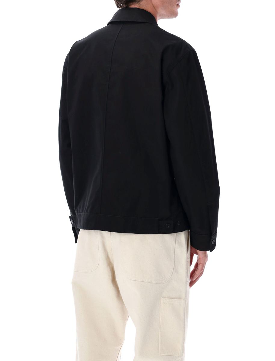 Stone Island Ghost Project Schwarzes Überhemd