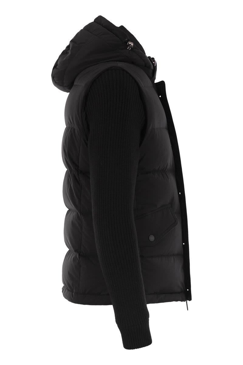Moorer Foscolo-Knm – Bomberjacke mit Strickärmeln
