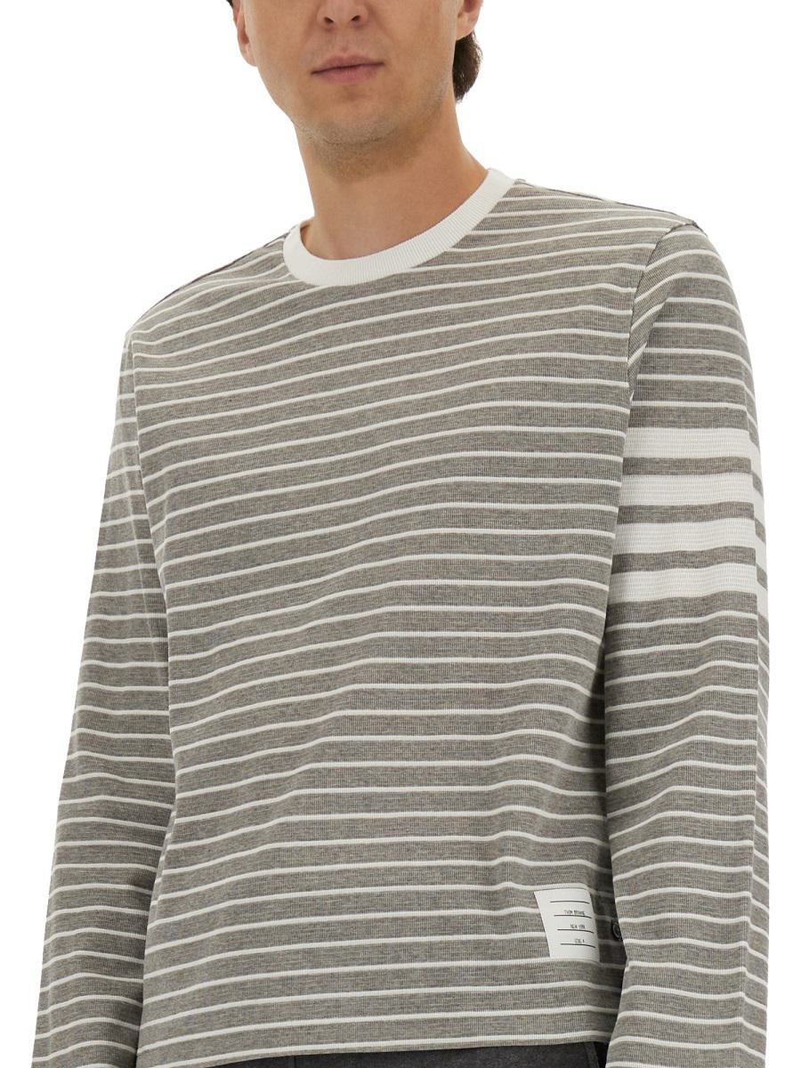 Thom Browne – Gestreiftes T-Shirt