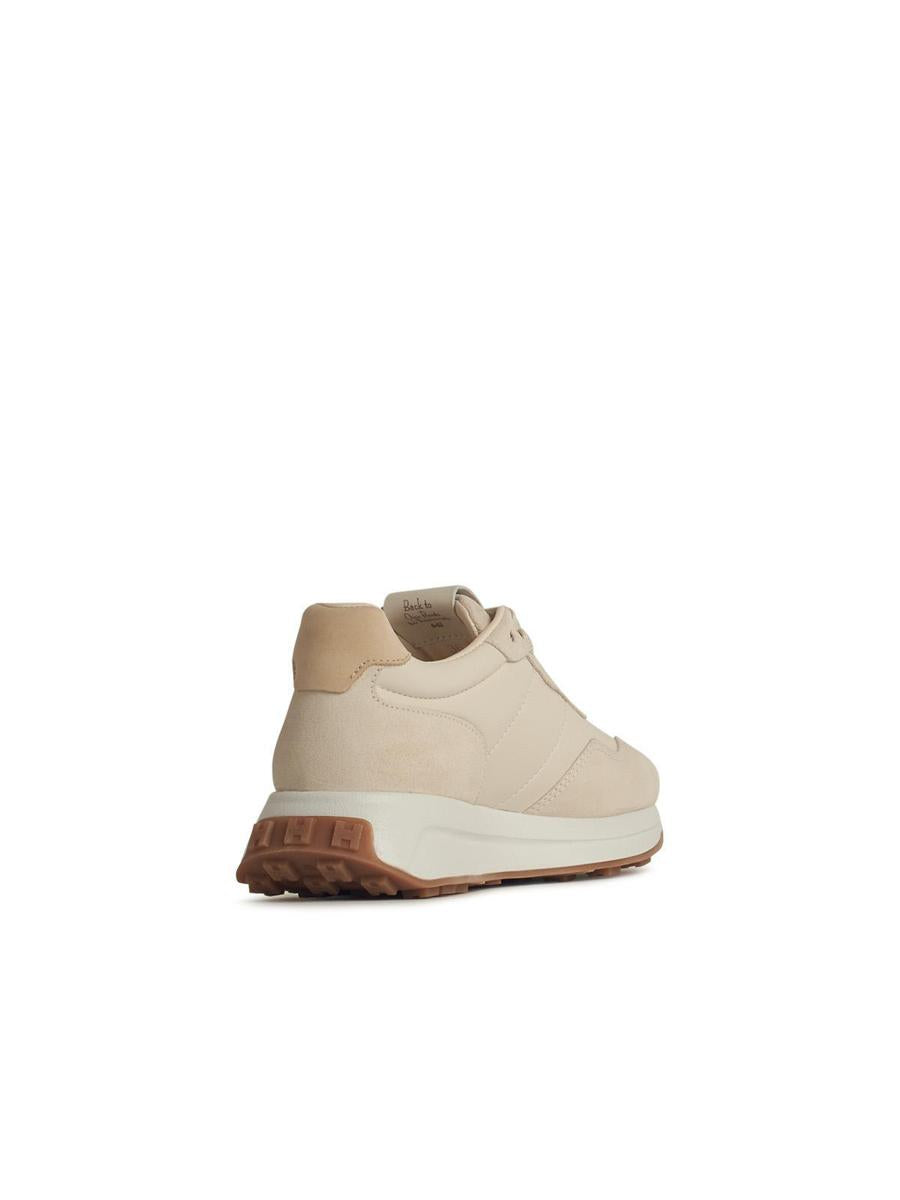 Hogan „H641“ Beige Ledersneaker