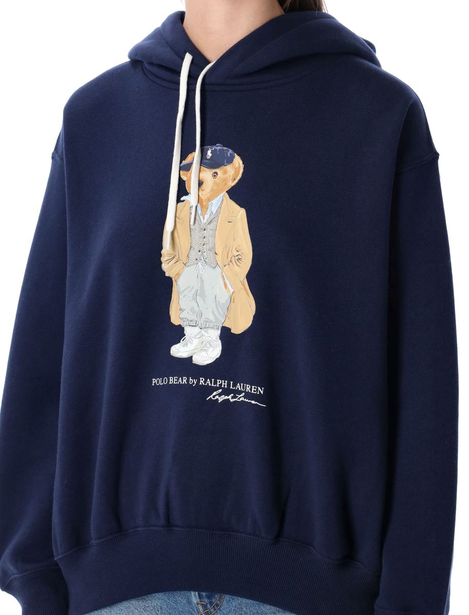 Polo Ralph Lauren Polo Bear Fleece-Kapuzenpullover, Marineblau
