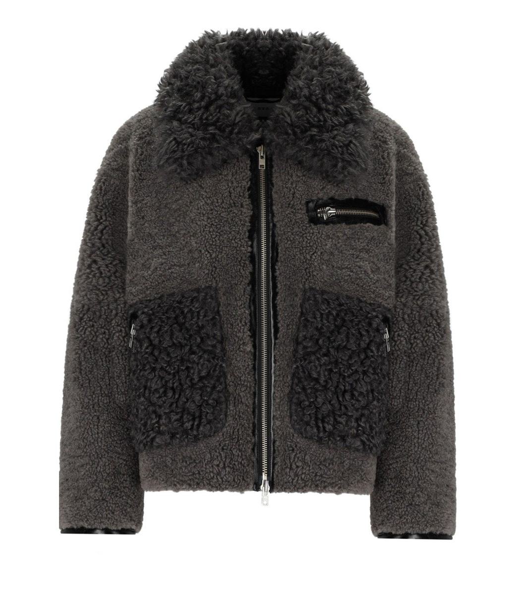 Stand Studio Joann Graue Jacke