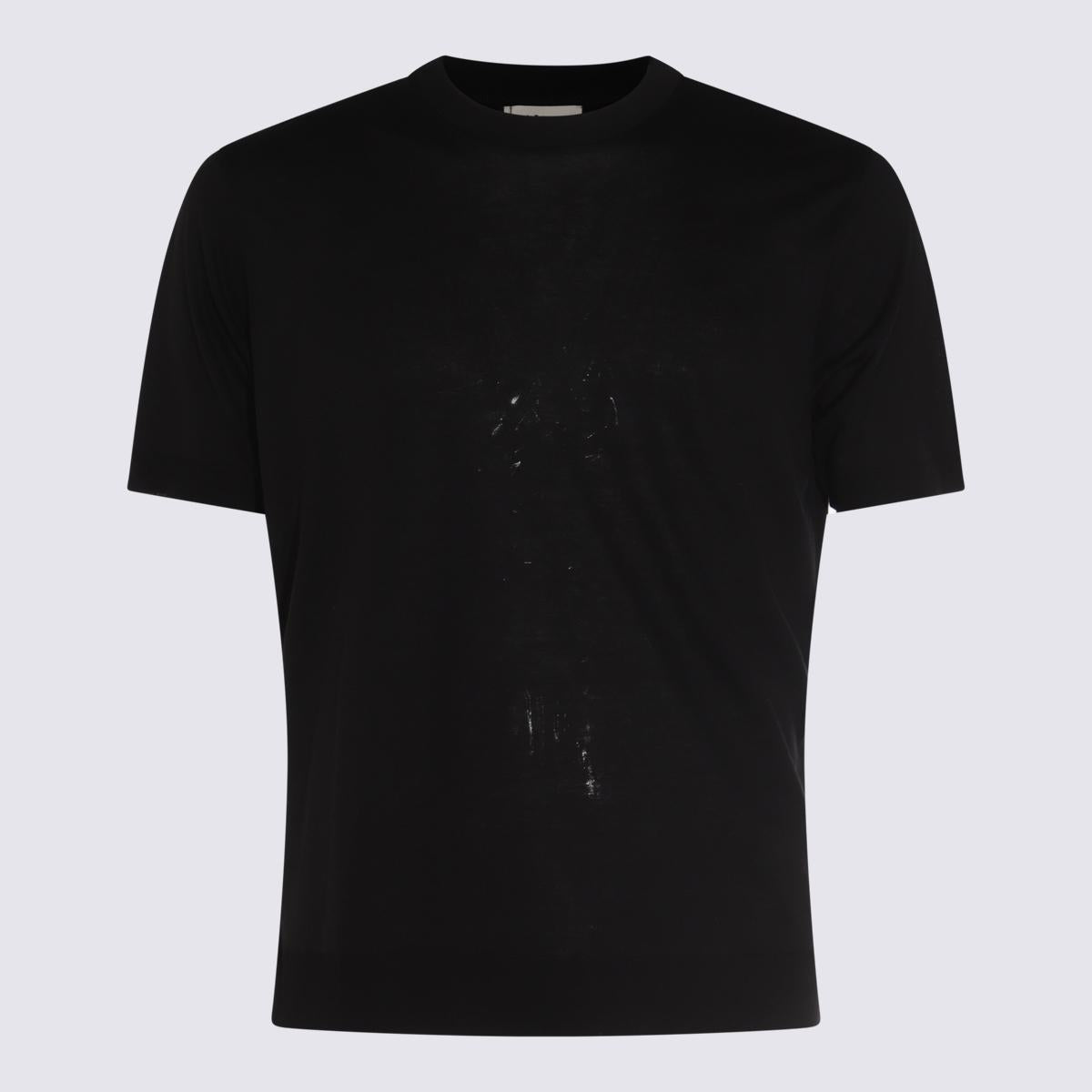 Altea Schwarzes Baumwoll-T-Shirt