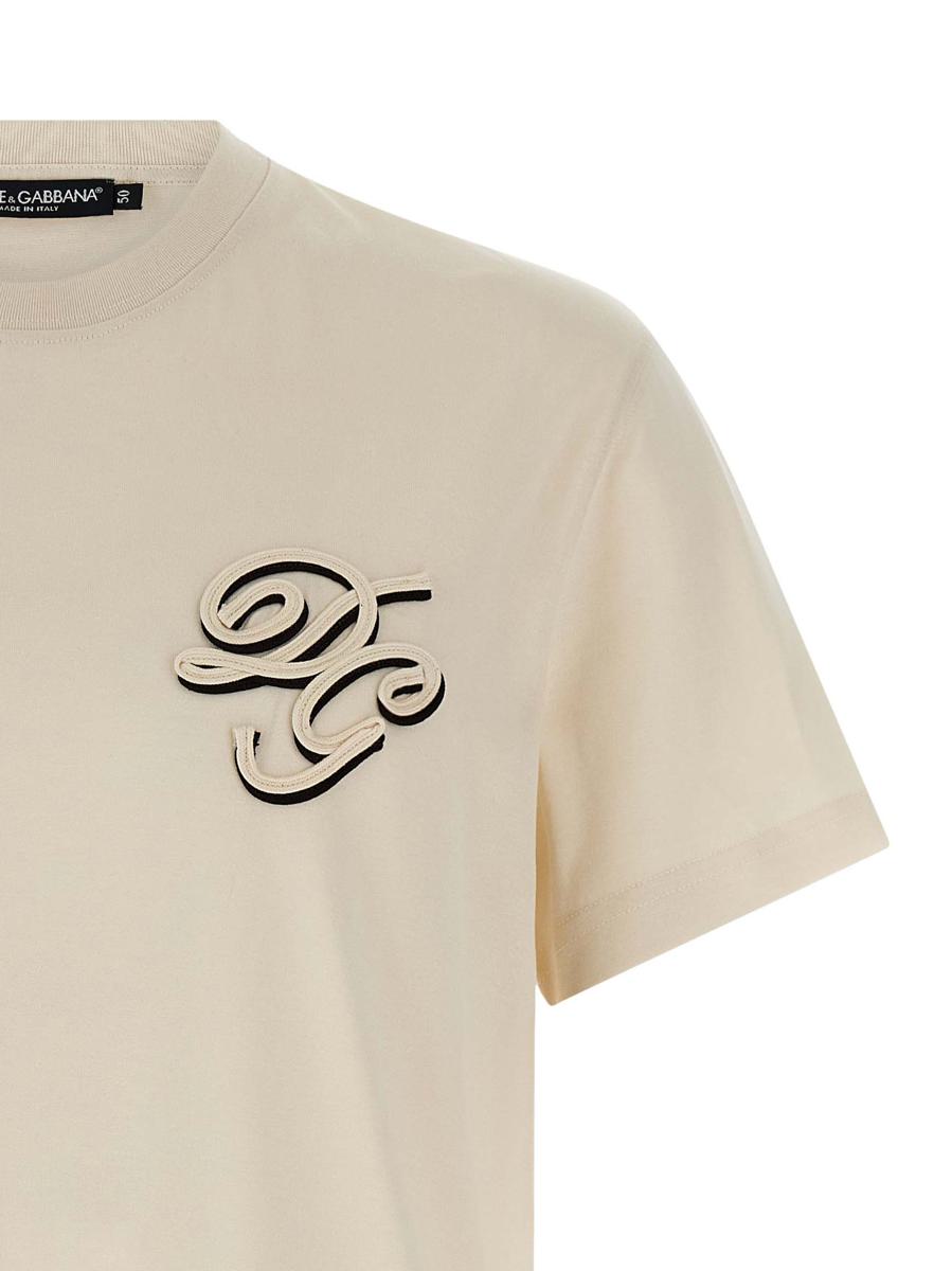 Dolce & Gabbana T-Shirt mit doppelter Stickerei