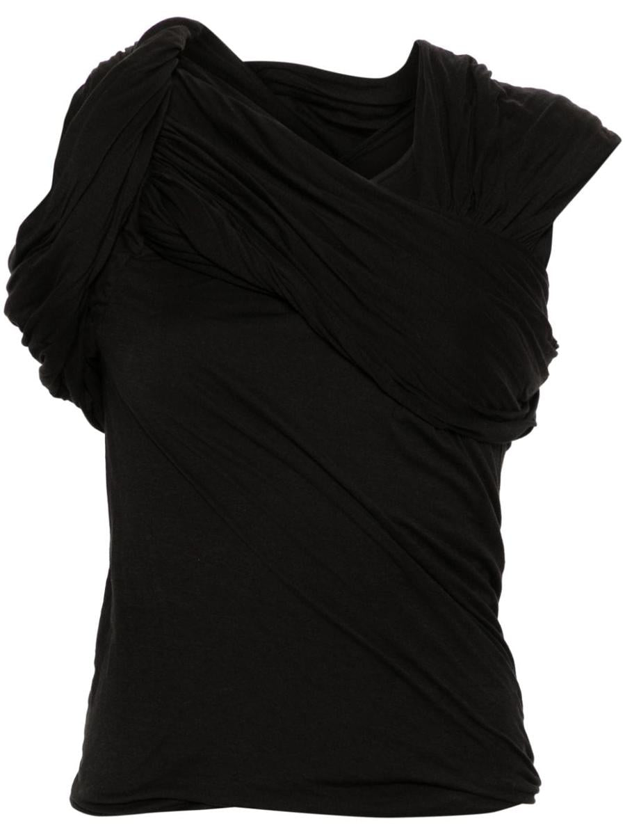 Rick Owens Harness T Drapiertes Oberteil