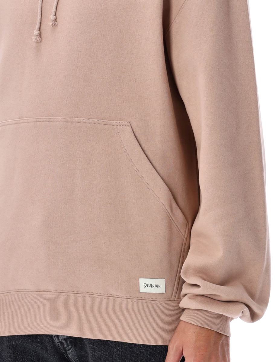 Kapuzenpullover mit Saint Laurent-Logoplakette