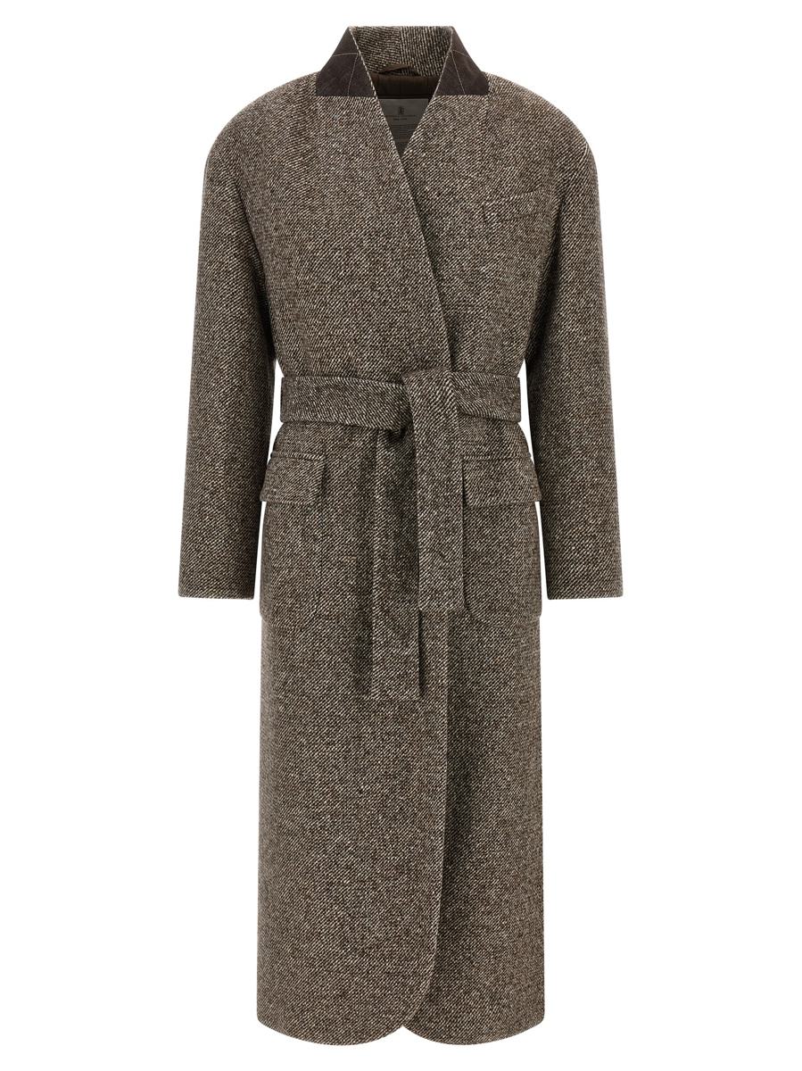 Brunello Cucinelli Einreihiger Mantel