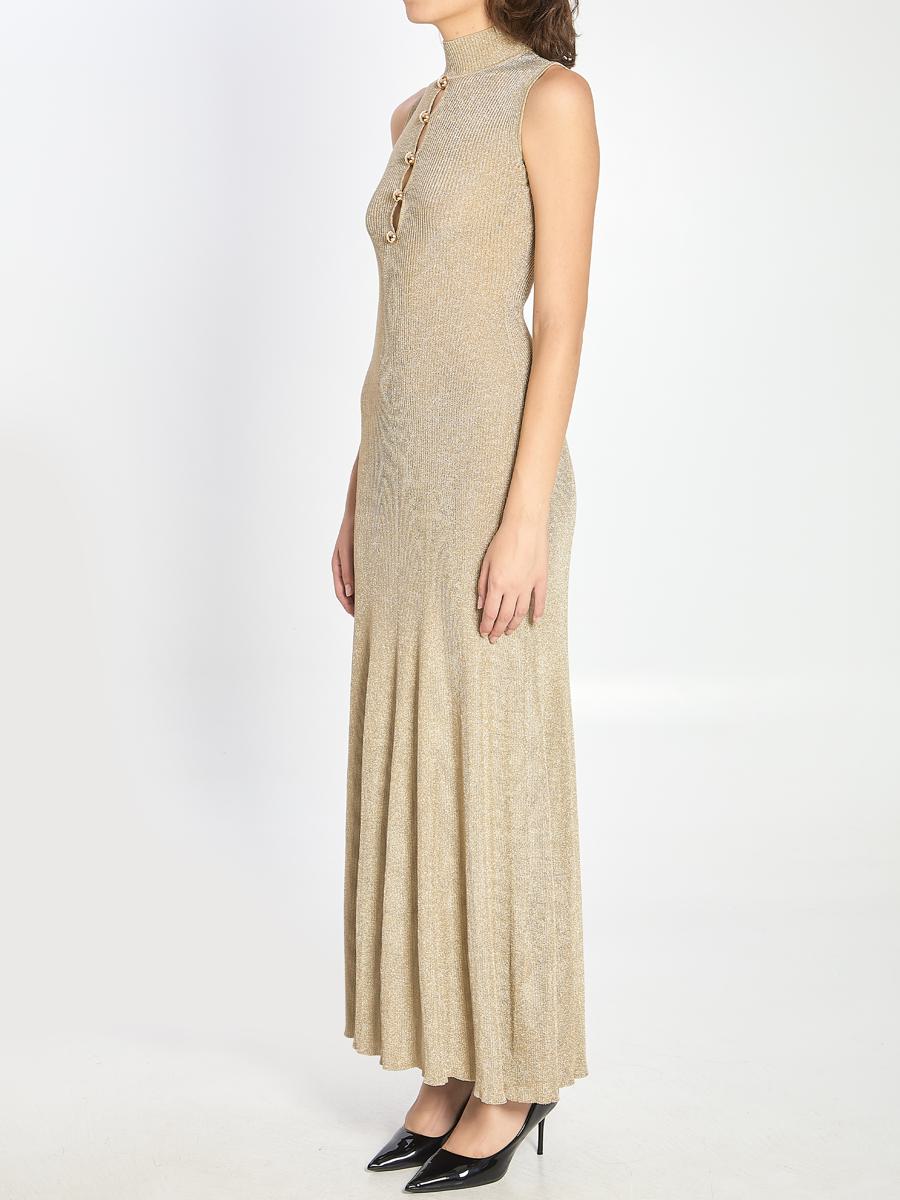 Goldenes Maxikleid