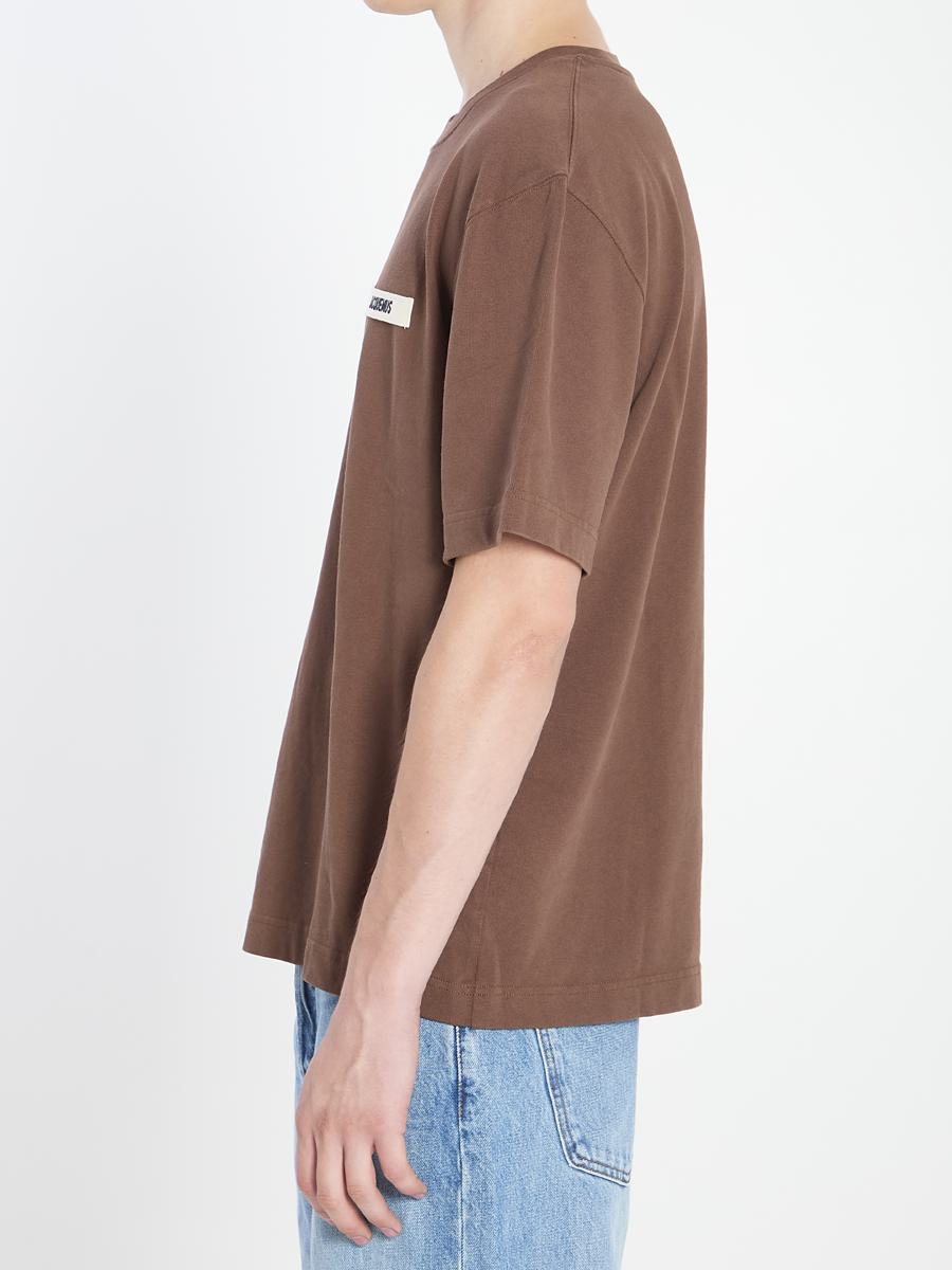 T-Shirt aus Grosgrain