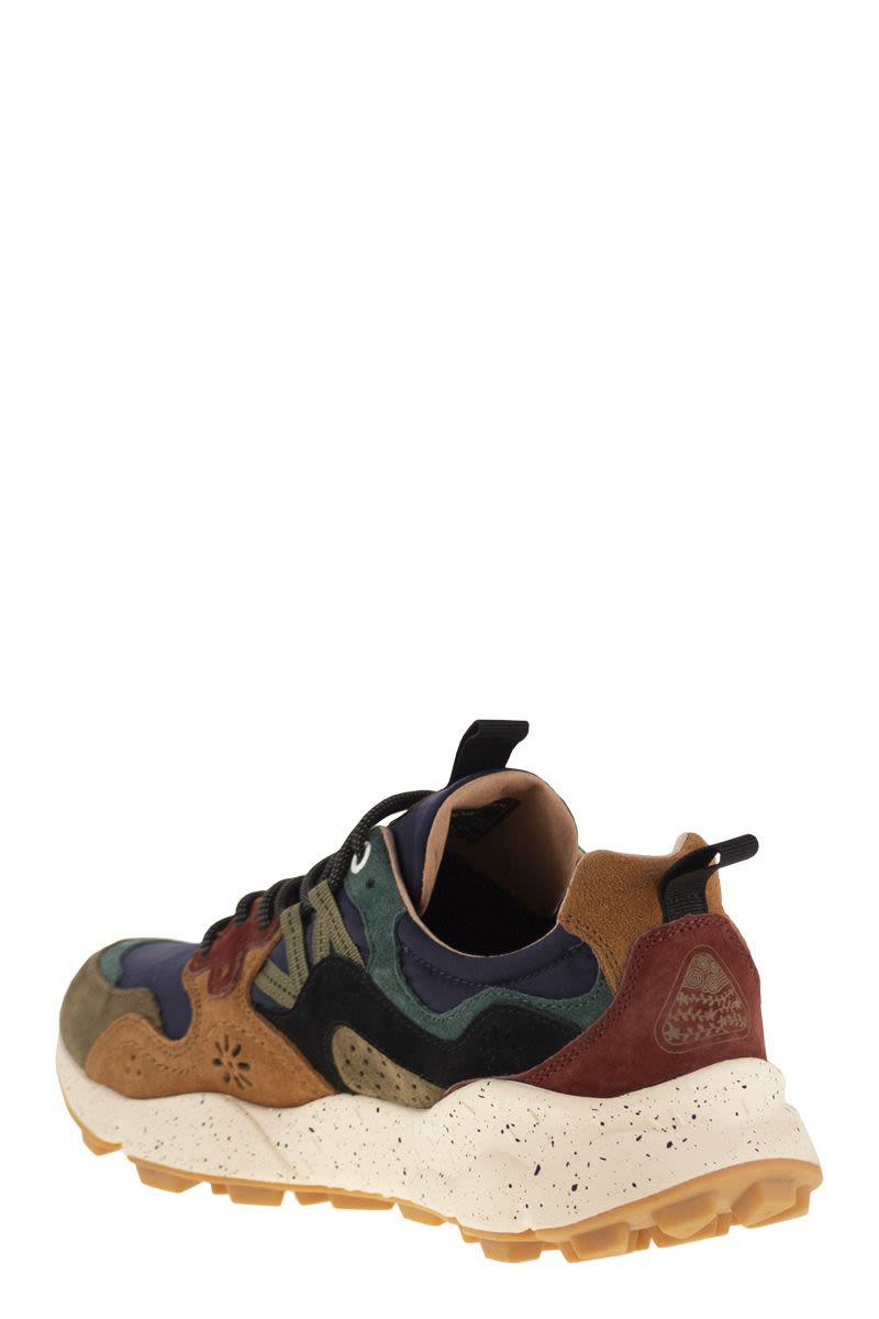 Flower Mountain Yamano 3 - Sneakers aus Wildleder und Funktionsgewebe