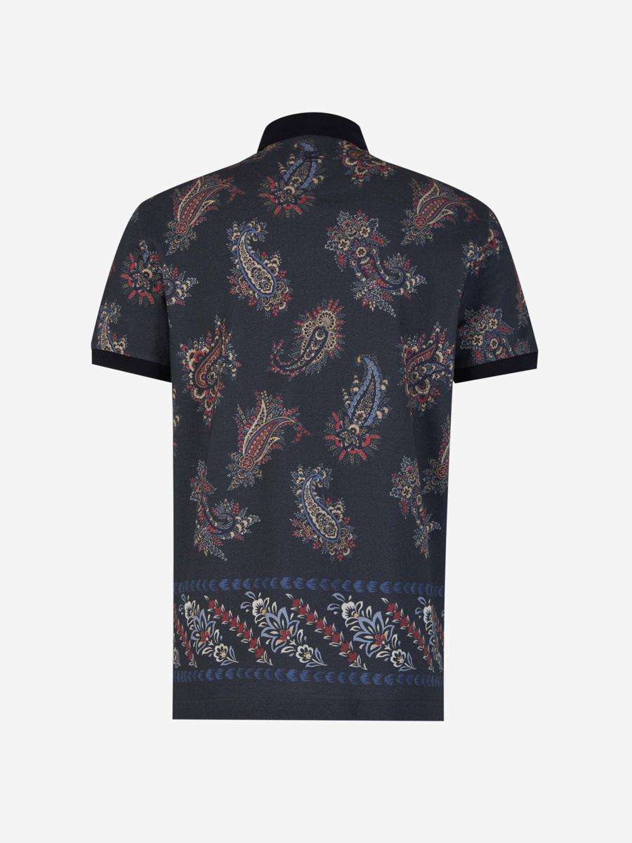 Etro Poloshirt mit Paisley-Motiv