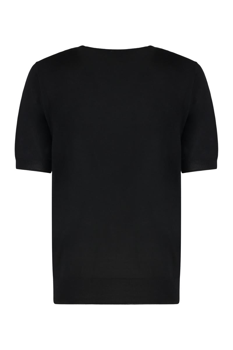 PAROSH Linfa Pullover mit Rundhalsausschnitt aus Wollmischung