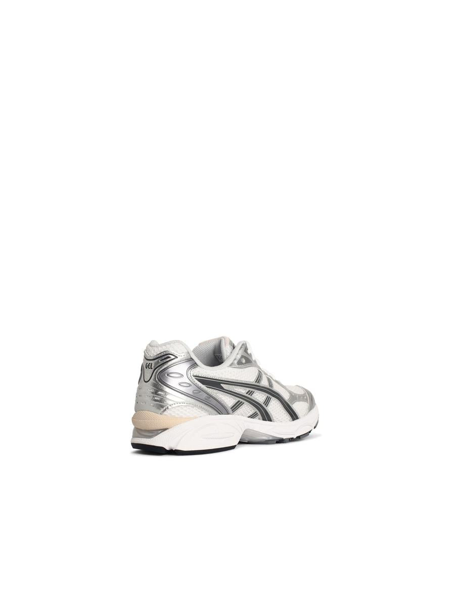 Asics „Gel-Kayano 14“ Sneaker aus weißem und silbernem Funktionsgewebe