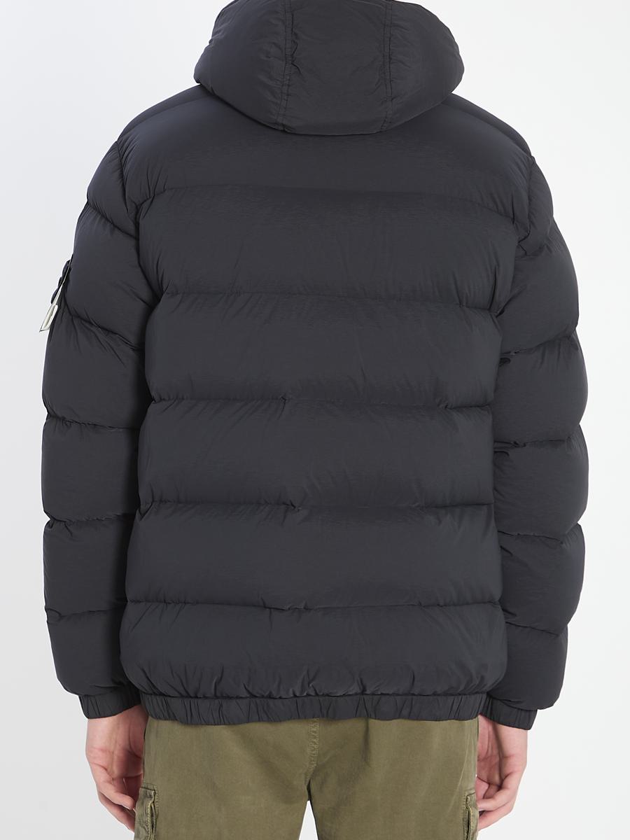 Nahtlose Tunnel-Steppjacke aus Nylon mit Daunen-TC