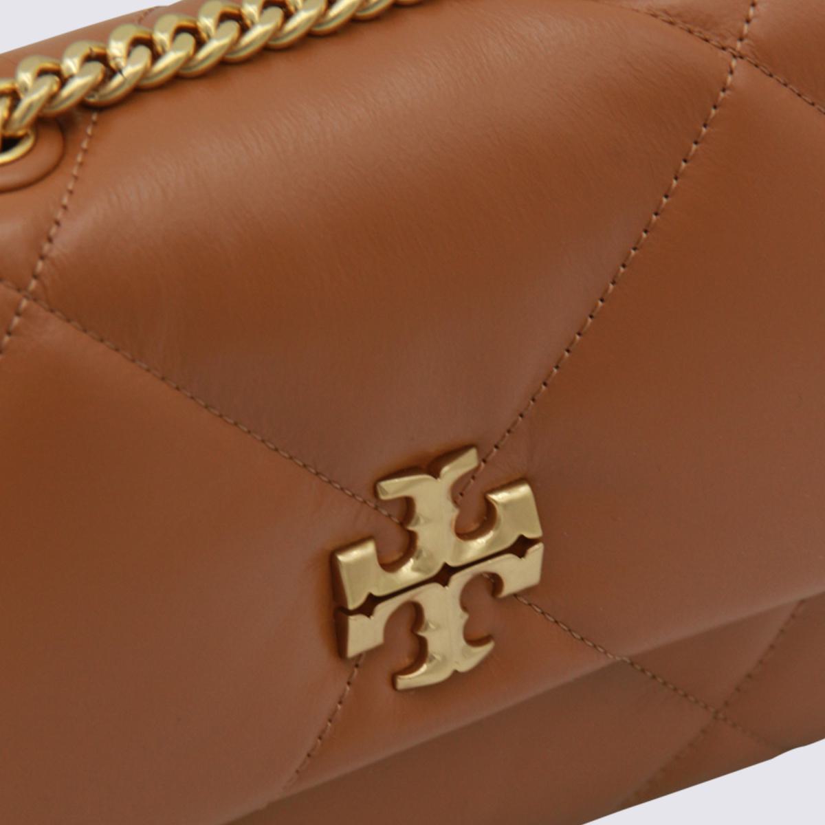 Tory Burch Braune Leder-Umhängetasche
