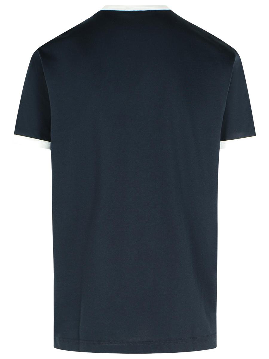 Dolce & Gabbana Marineblaues Baumwoll-T-Shirt
