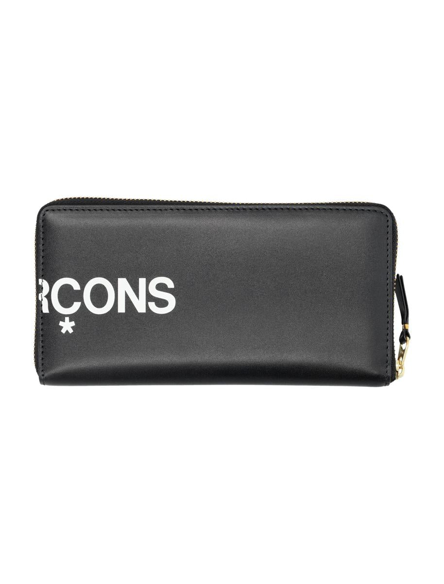 Comme Des Garçons Hugo Logo Reißverschluss-Geldbörse