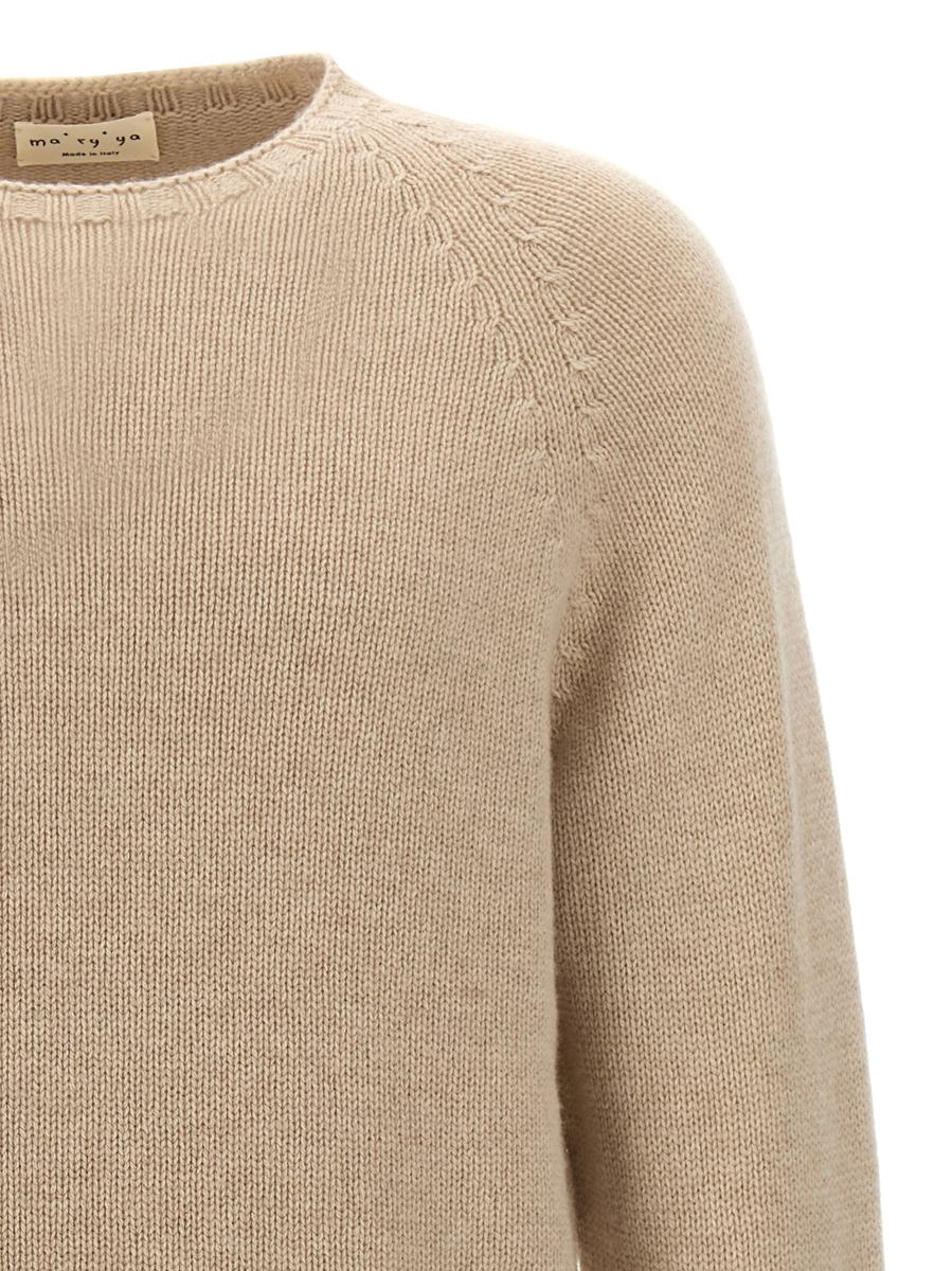 Ma'Ry'Ya Pullover mit Rundhalsausschnitt