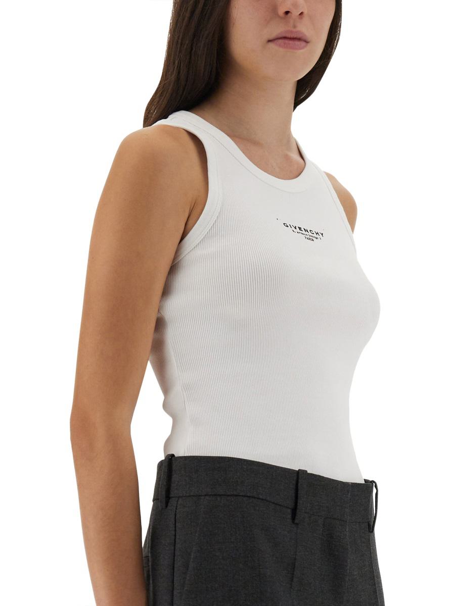 Givenchy – Schmales Tanktop mit Logo-Print
