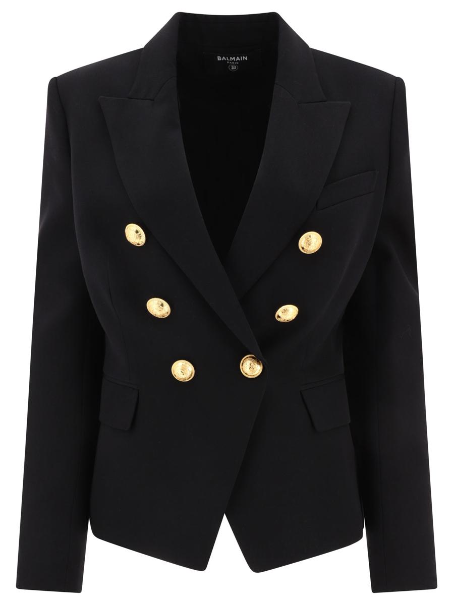 Balmain Zweireihige Wolljacke