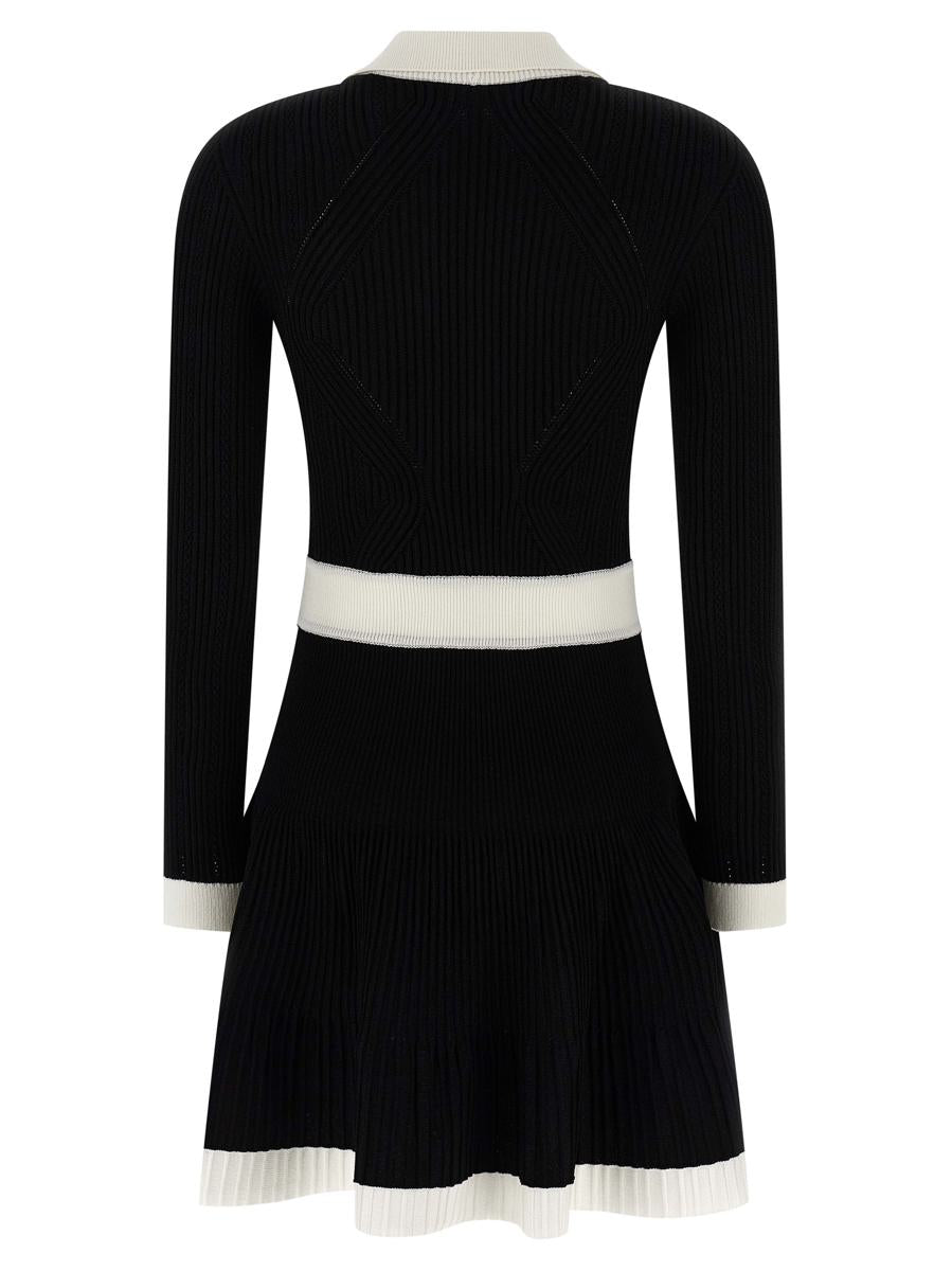 Balmain zweifarbiges Kleid