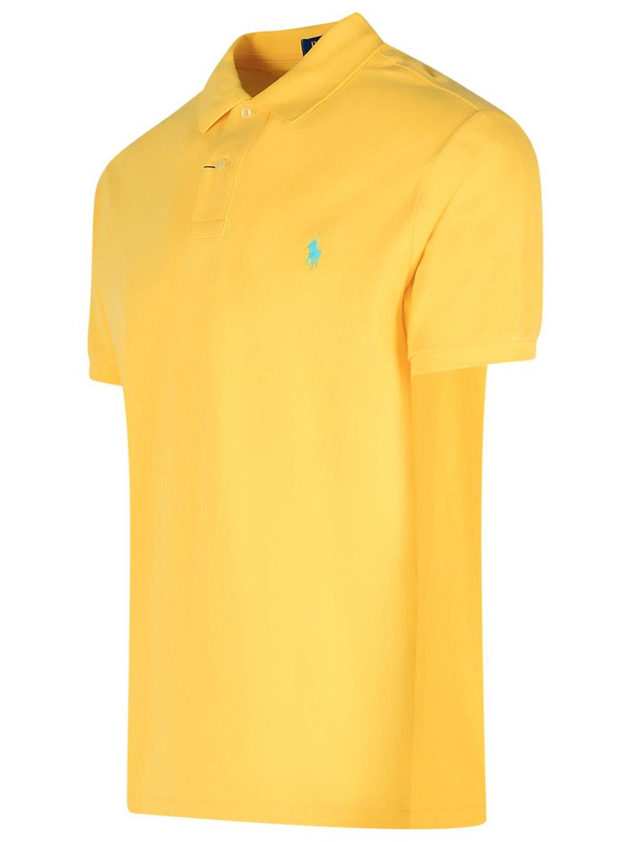 Polo Ralph Lauren – Gelbes Poloshirt aus Baumwolle