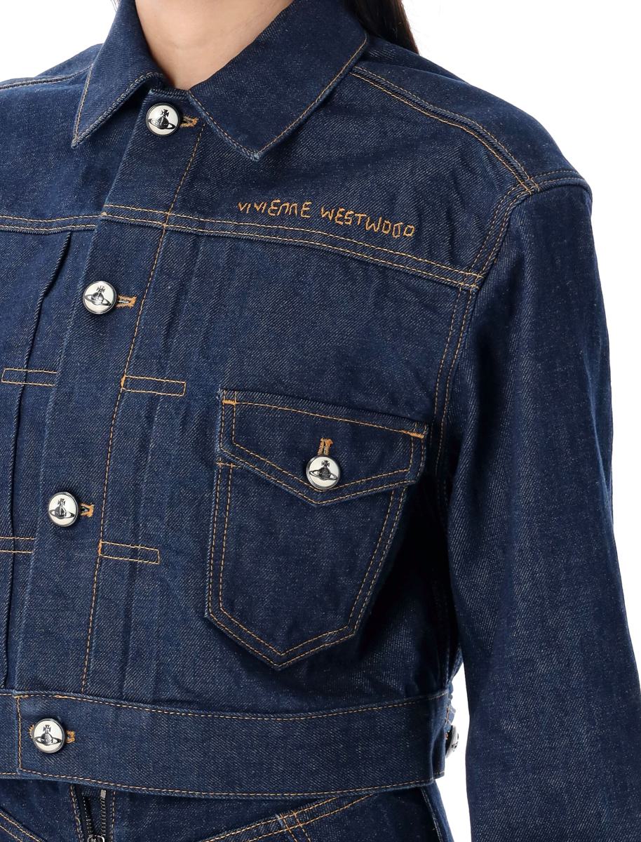 Vivienne Westwood – Kurze Marlene-Jeansjacke