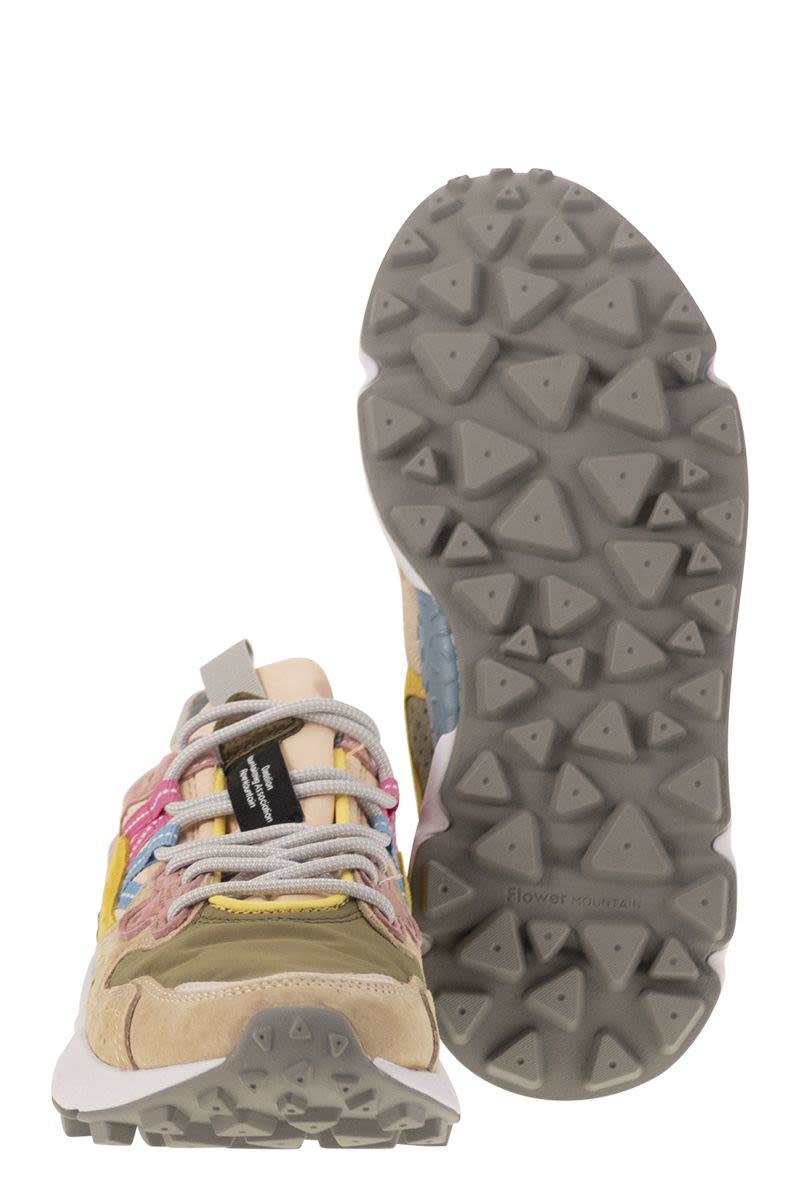 Flower Mountain Yamano 3 - Sneakers aus Wildleder und Funktionsgewebe