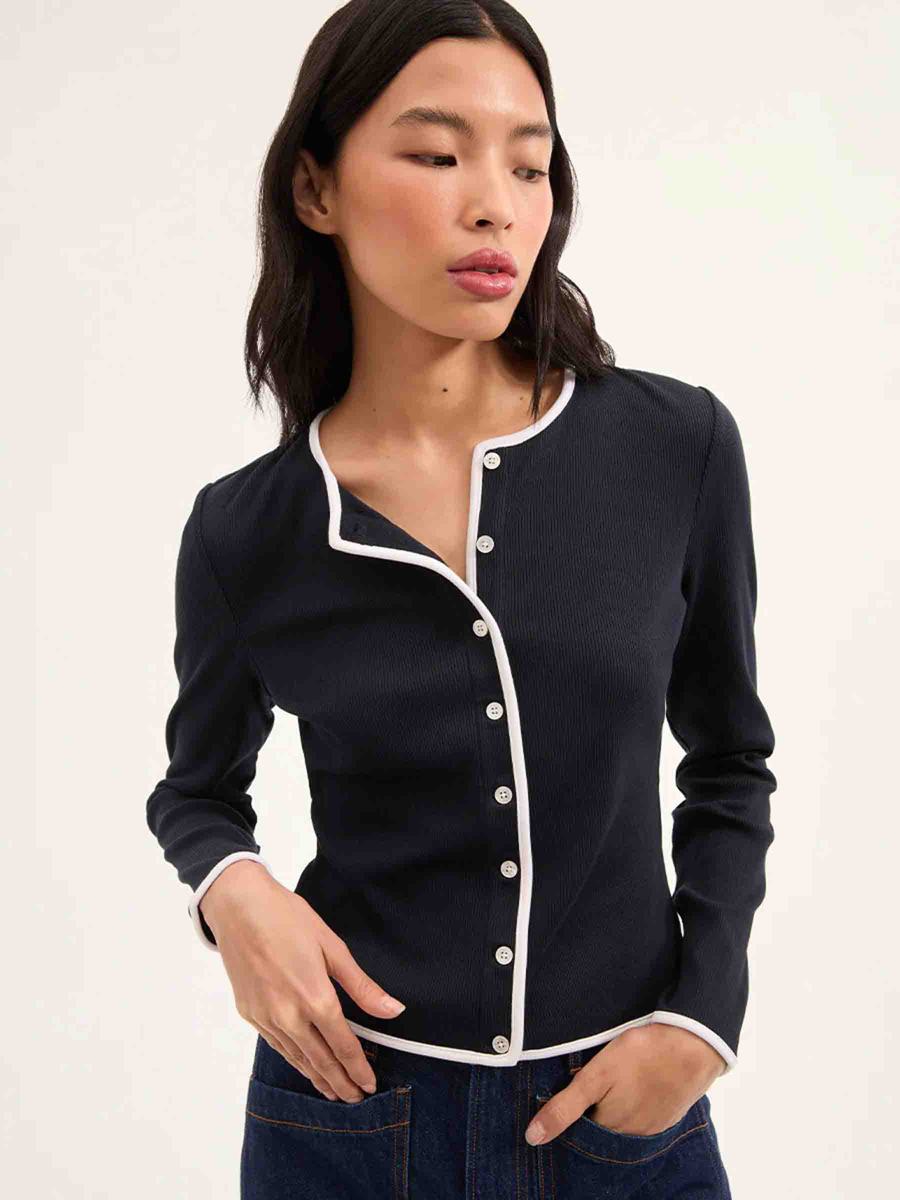 Veronica Beard Wilmer Baumwoll-Cardigan