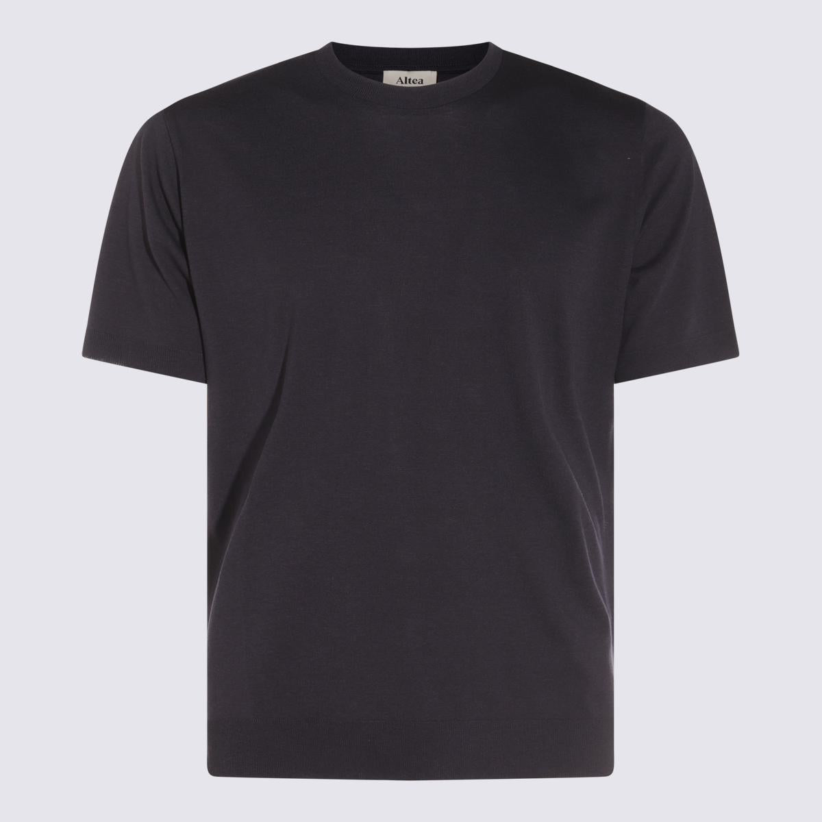 Altea Marineblaues Baumwoll-T-Shirt
