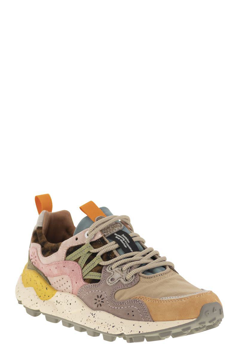 Flower Mountain Yamano 3 - Sneakers aus Wildleder und Funktionsgewebe