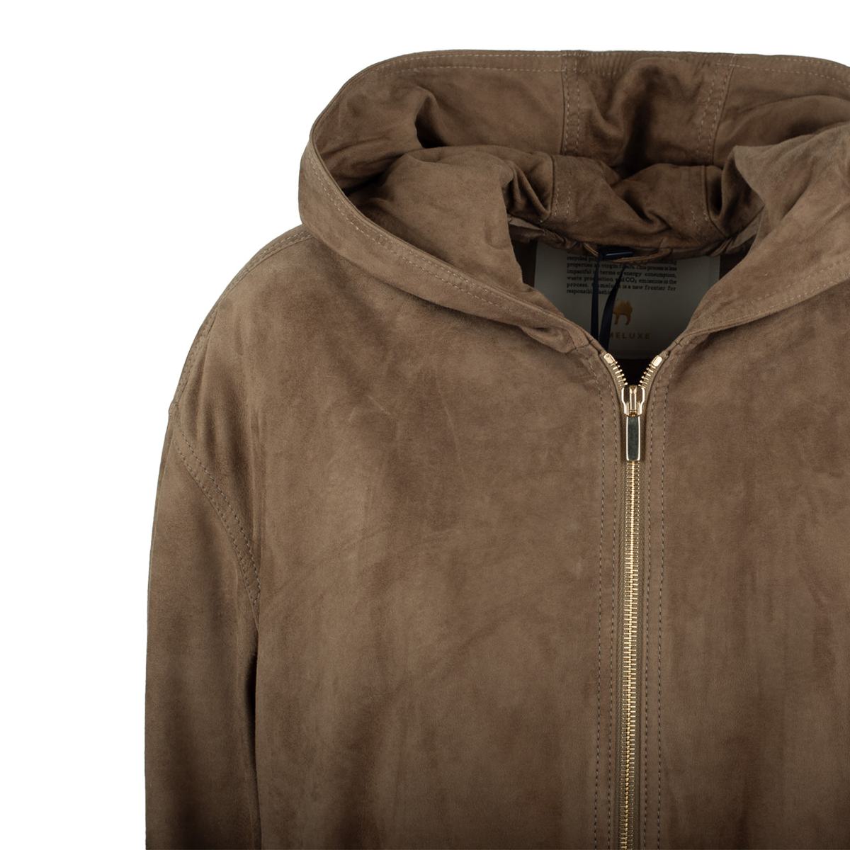 Max Mara Wildleder-Kapuzenjacke