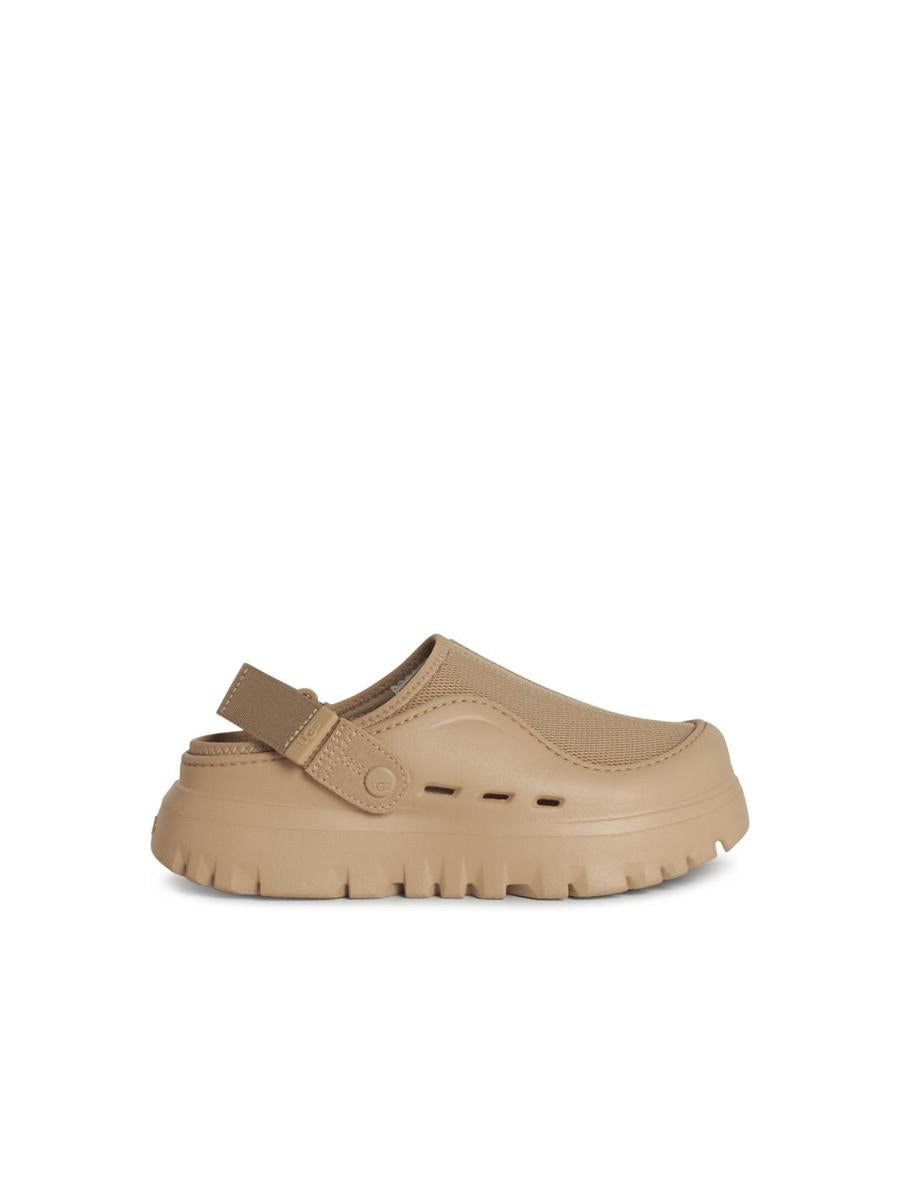 UGG – Peakmod – Hausschuhe aus beigem Netzstoff