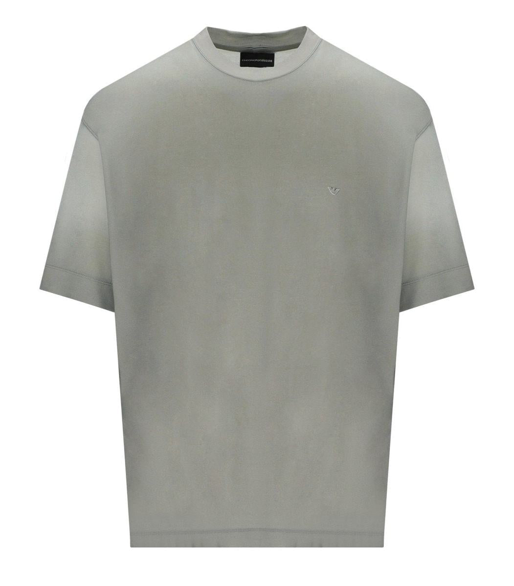 Emporio Armani – T-Shirt mit Farbverlauf in Grau