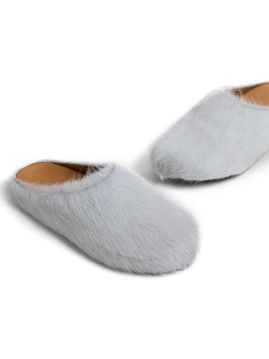 Marni – Fussbett-Sabot-Slipper mit runder Zehenpartie