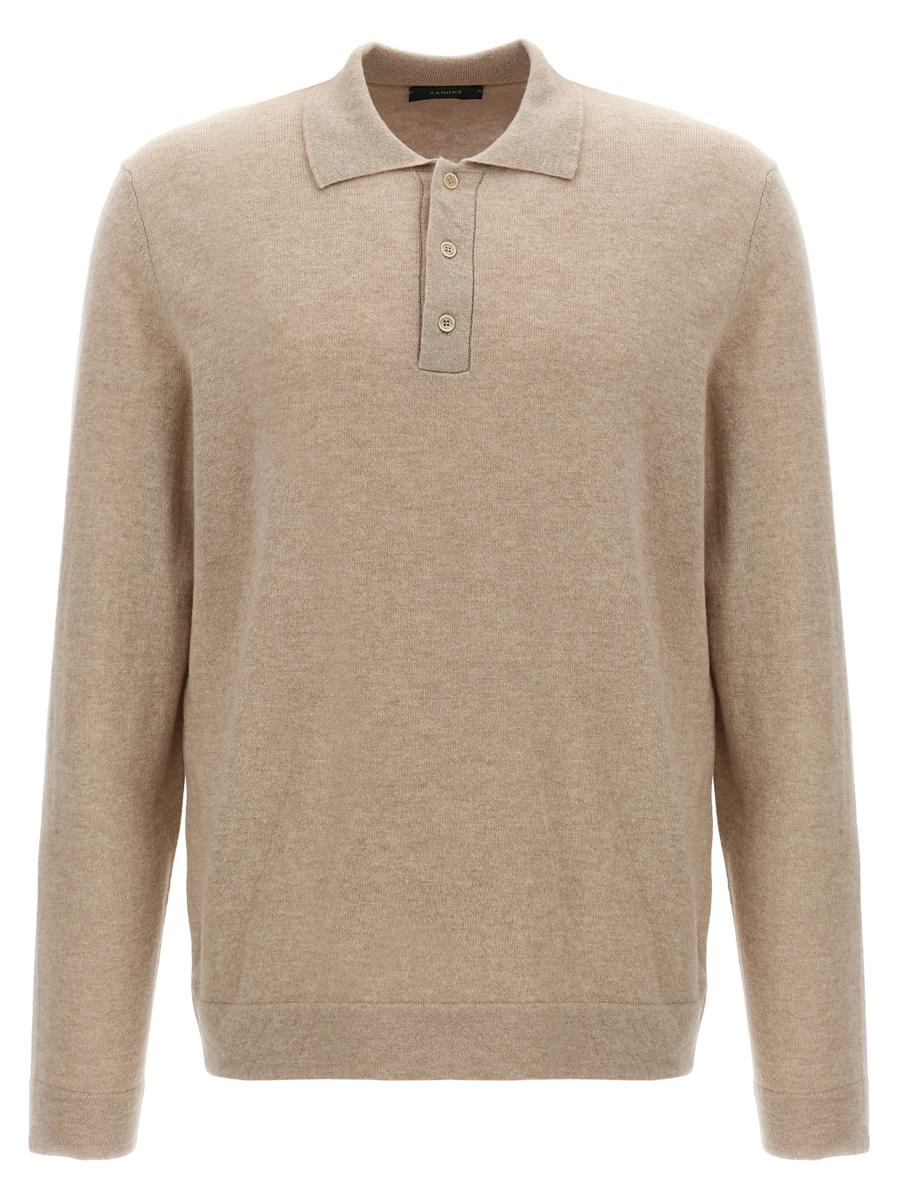 Zanone Poloshirt aus Kaschmirwolle