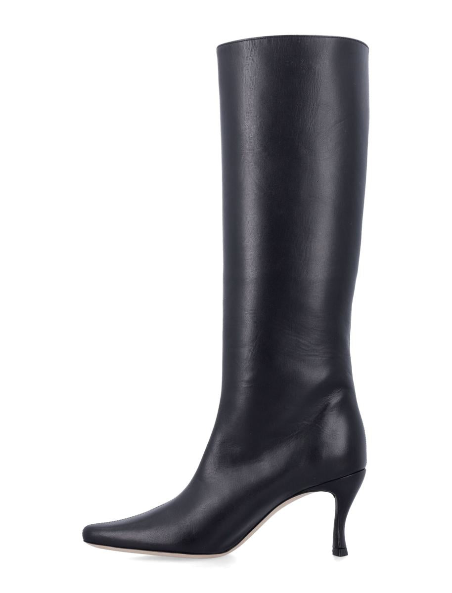 By Far Stevie 42 Weiße Lederstiefel