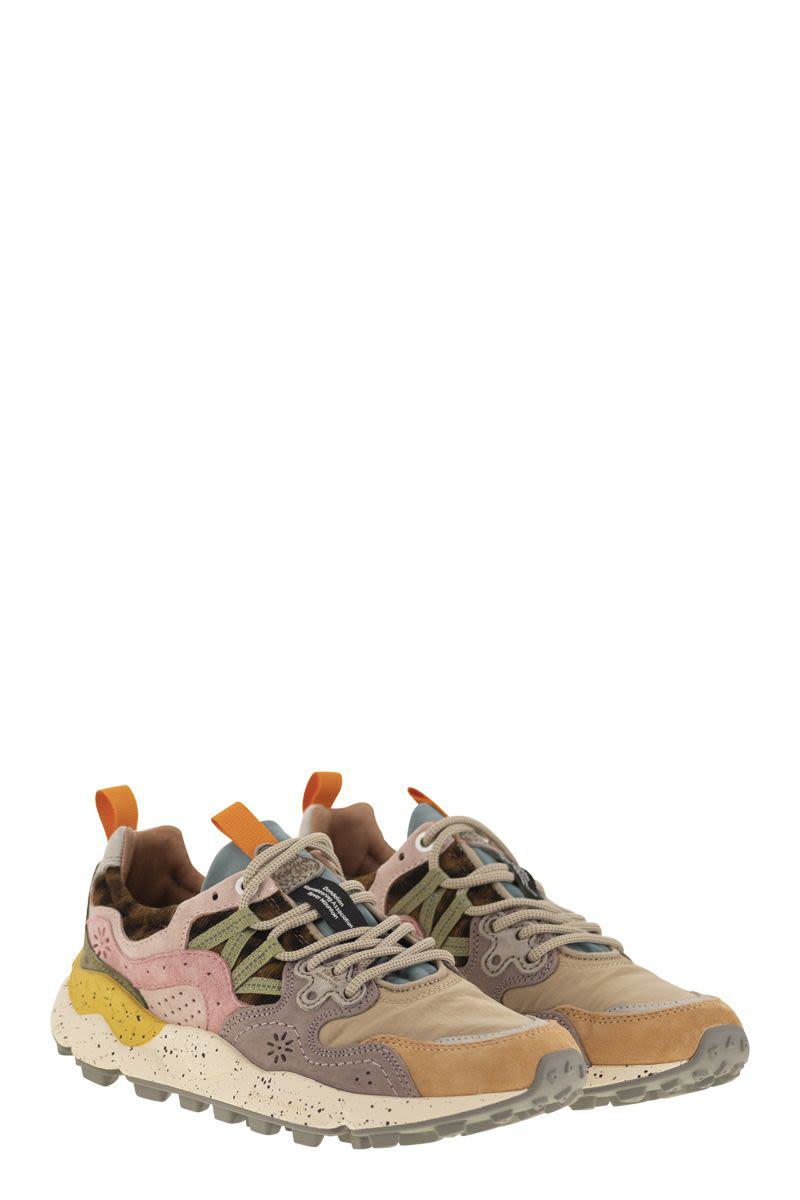 Flower Mountain Yamano 3 - Sneakers aus Wildleder und Funktionsgewebe